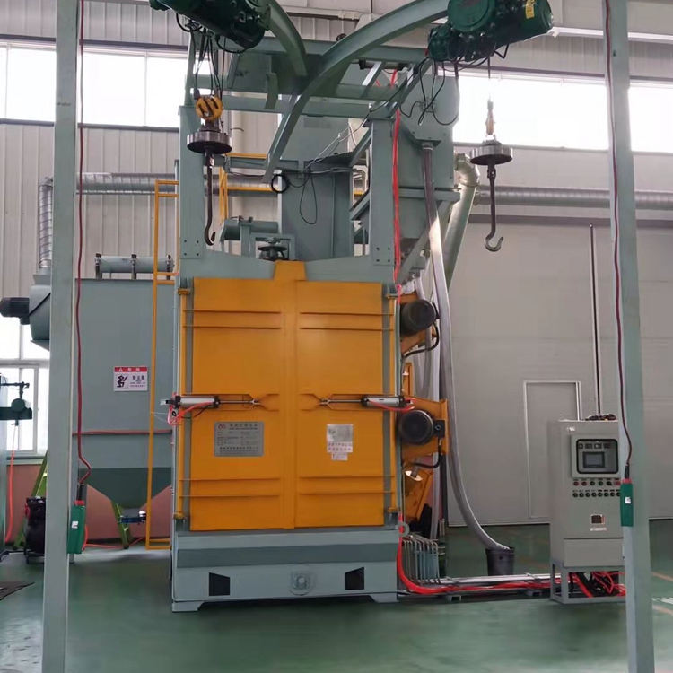 Hook type shot blasting machine cleaning equipment