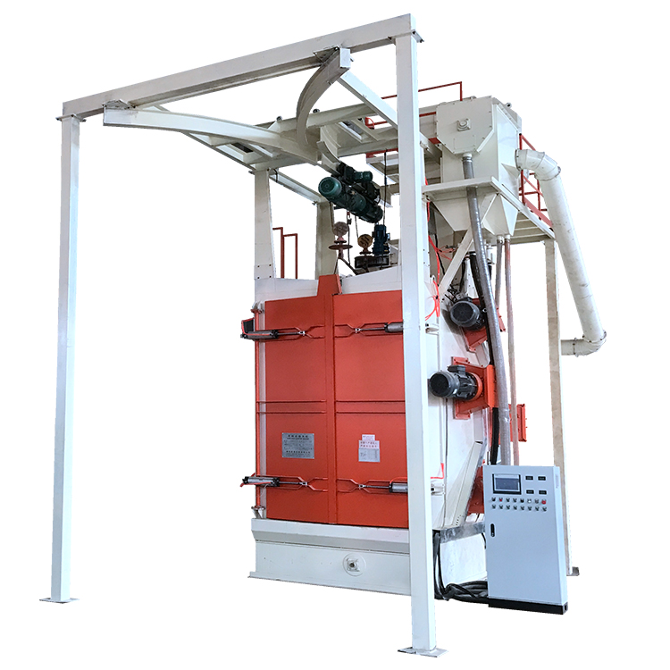 Hook type shot blasting machine, floor type shot blasting machine